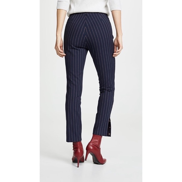 rag & bone Navy Pinstripe Pants - Picture 4 of 9